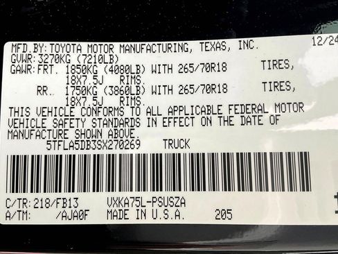 New 2025 Toyota Tundra SR5 image 17