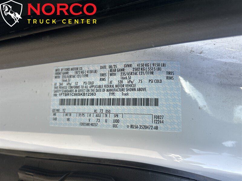 Used 2025 Ford Transit 250 148 Medium Roof w/ Load Area Protection Package RWD image 17
