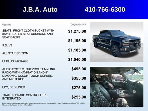 Used 2018 Chevrolet Silverado 1500 LT w/ All Star Edition AWD/4WD image 5