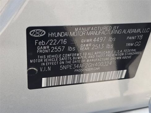 Used 2016 Hyundai Sonata Sport w/ Option Group 1V FWD image 32