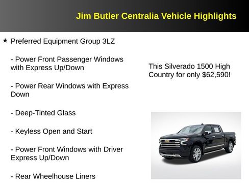 Used 2026 Chevrolet Silverado 1500 High Country AWD/4WD image 12