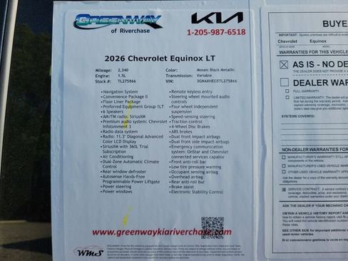 Used 2026 Chevrolet Equinox LT w/ Convenience Package II FWD image 41