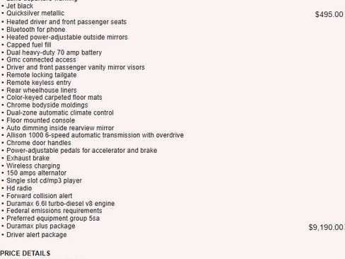 Used 2019 GMC Sierra 2500 Denali w/ Duramax Plus Package image 8