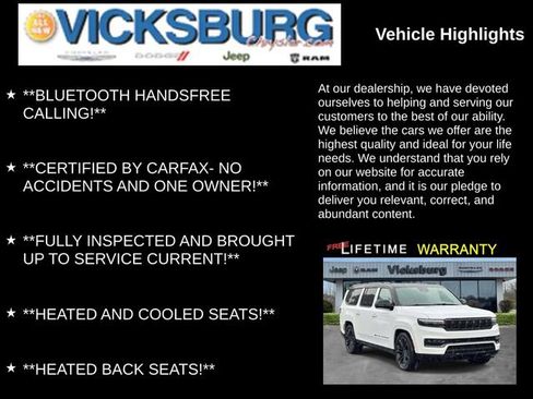 Used 2024 Jeep Grand Wagoneer L Series II w/ Quick Order Packagew 28T AWD/4WD image 13