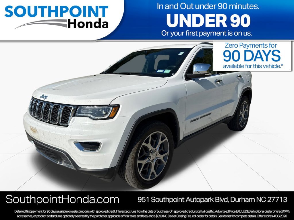Used 2020 Jeep Grand Cherokee Limited w/ Premium Lighting Group AWD/4WD image 3