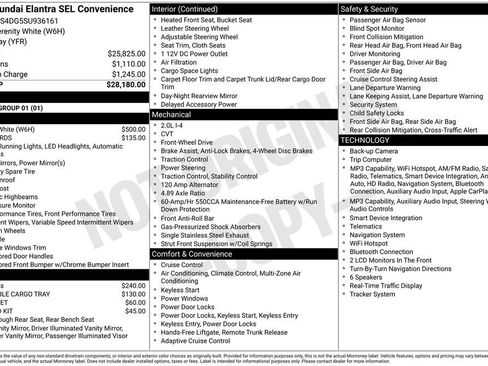 Certified 2025 Hyundai Elantra SEL FWD image 35