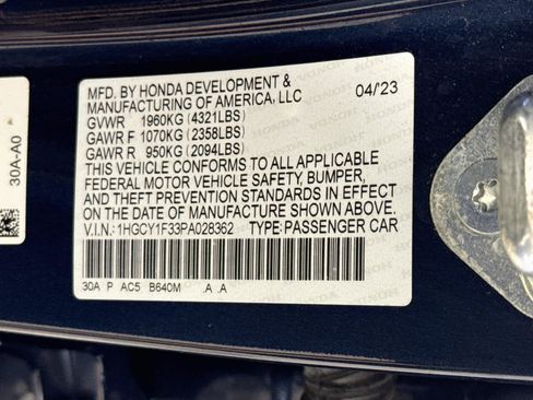 Used 2023 Honda Accord EX image 40