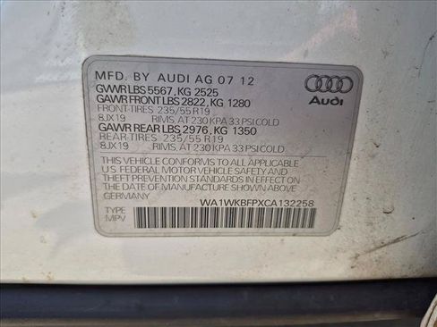 Used 2012 Audi Q5 3.2 Prestige AWD/4WD image 17