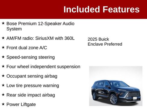 Used 2025 Buick Enclave Preferred AWD/4WD image 4