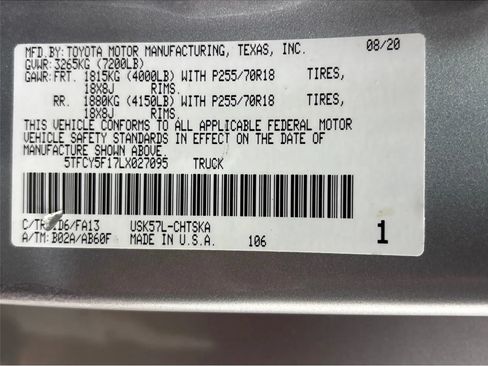 Used 2020 Toyota Tundra SR AWD/4WD image 27