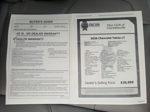 Used 2020 Chevrolet Tahoe LT image 36