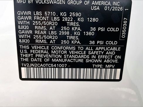 New 2026 Volkswagen Atlas SE image 18