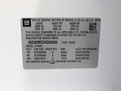 Used 2015 Chevrolet Silverado 1500 LT w/ LT Convenience Package AWD/4WD image 37