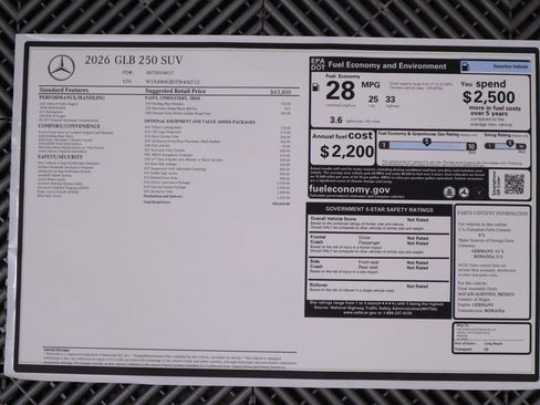 New 2026 Mercedes-Benz GLB 250 image 9