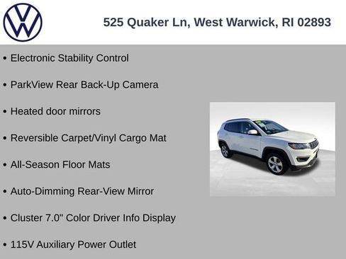 Used 2017 Jeep Compass Latitude w/ Popular Equipment Group image 24