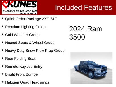 New 2024 RAM 3500 SLT w/ Quick Order Package 2YG SLT