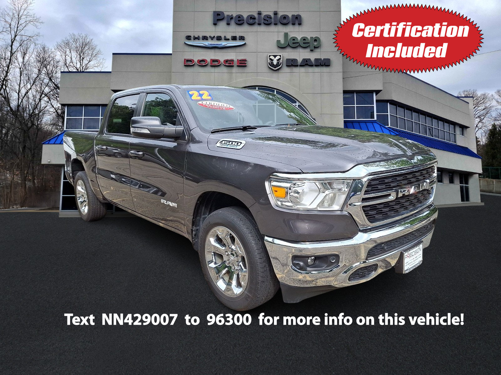 Certified 2022 RAM 1500 Big Horn AWD/4WD image 1