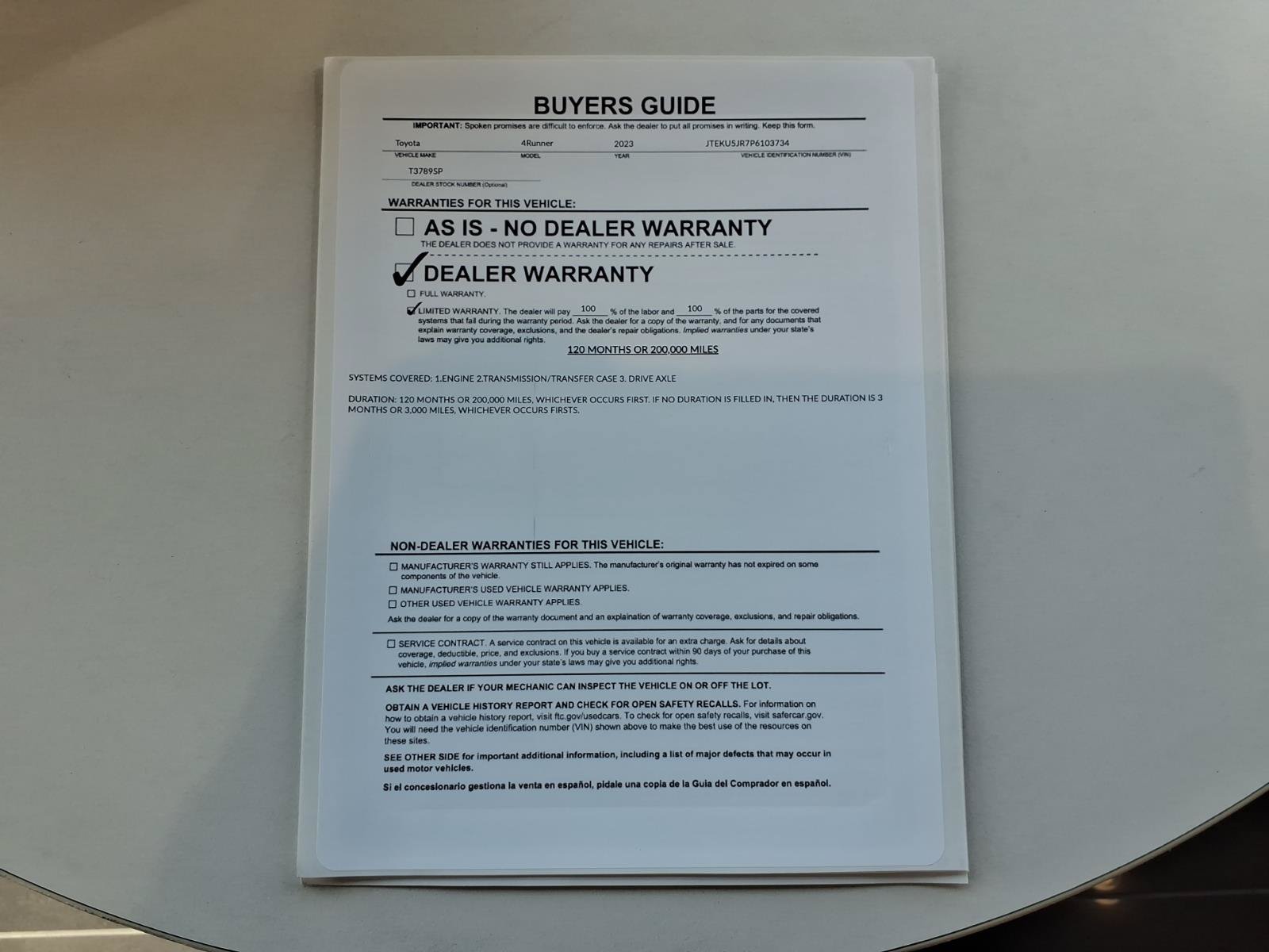 Certified 2023 Toyota 4Runner Limited AWD/4WD image 33