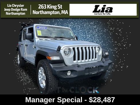 Certified 2022 Jeep Wrangler Unlimited Sport image 1