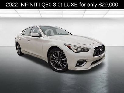 Used 2022 INFINITI Q50 Luxe w/ Cargo Package