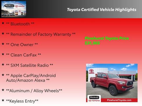 Used 2022 Toyota Tacoma SR5 w/ Technology Package RWD image 19