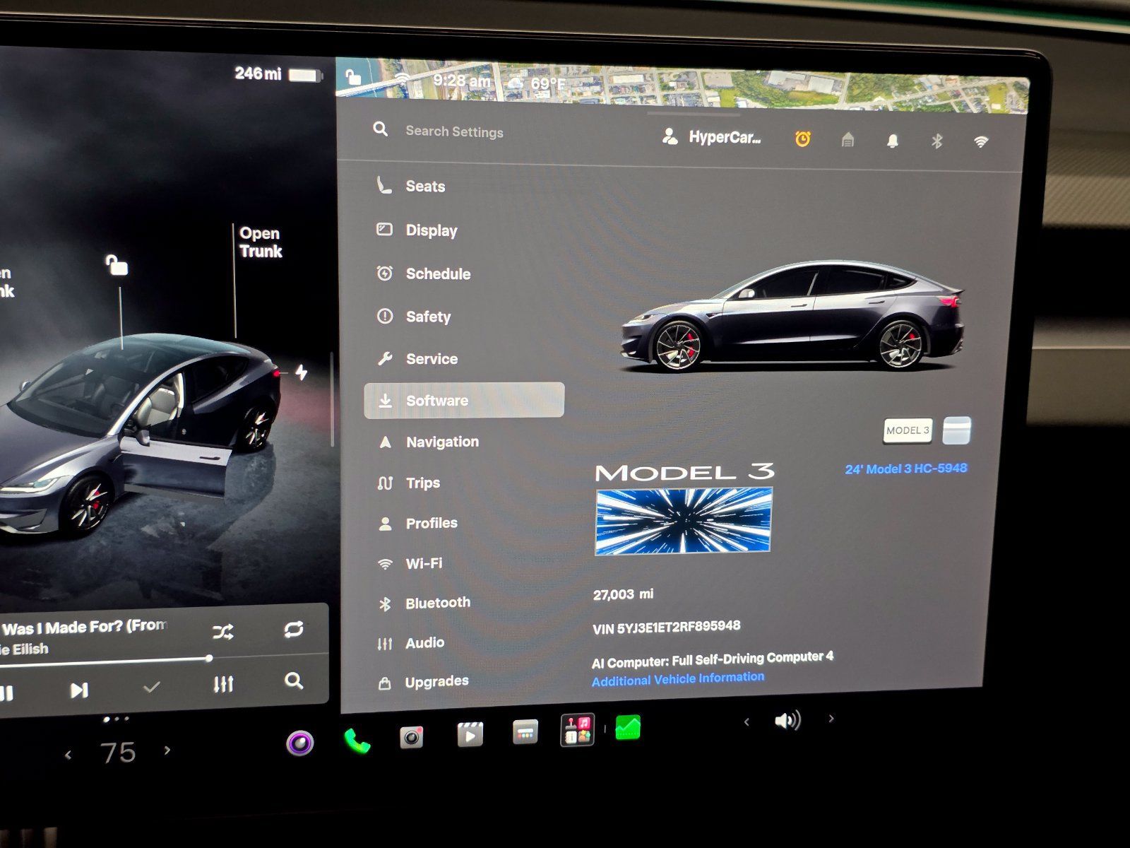 Used 2024 Tesla Model 3 Performance AWD/4WD image 3