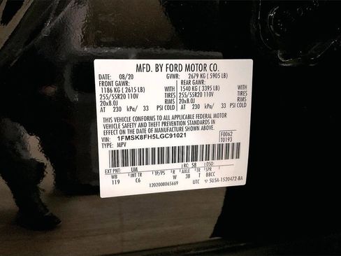 Certified 2020 Ford Explorer Limited image 30