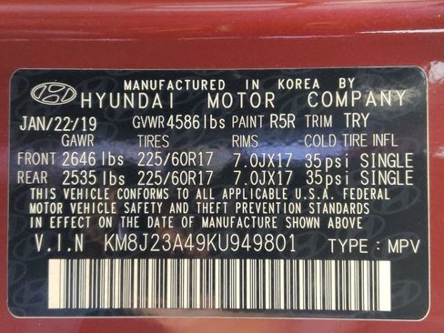 Used 2019 Hyundai Tucson SE w/ Cargo Package FWD image 33