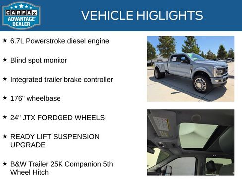 Used 2024 Ford F450 Limited w/ FX4 Off-Road Package AWD/4WD image 21