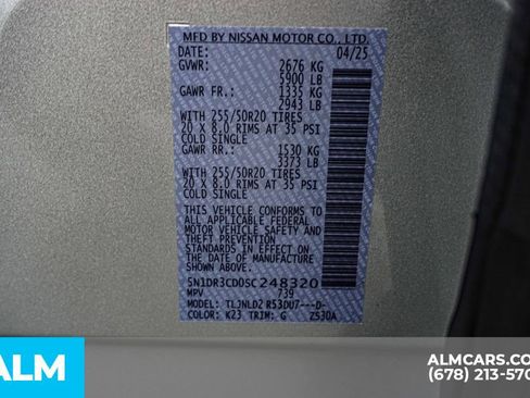 Used 2025 Nissan Pathfinder SL w/ SL Premium Package image 61