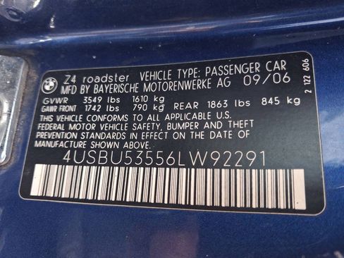 Used 2006 BMW Z4 3.0si RWD image 13