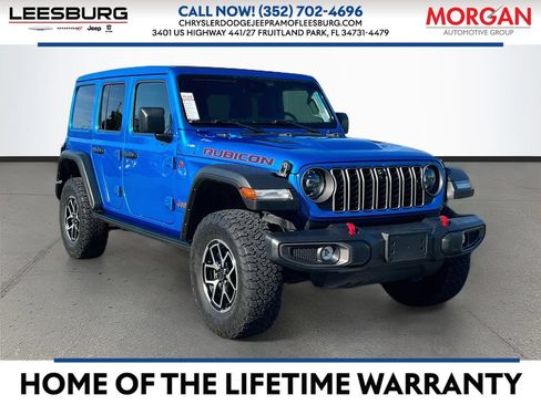 Certified 2025 Jeep Wrangler Unlimited Rubicon w/ Safety Group AWD/4WD image 1
