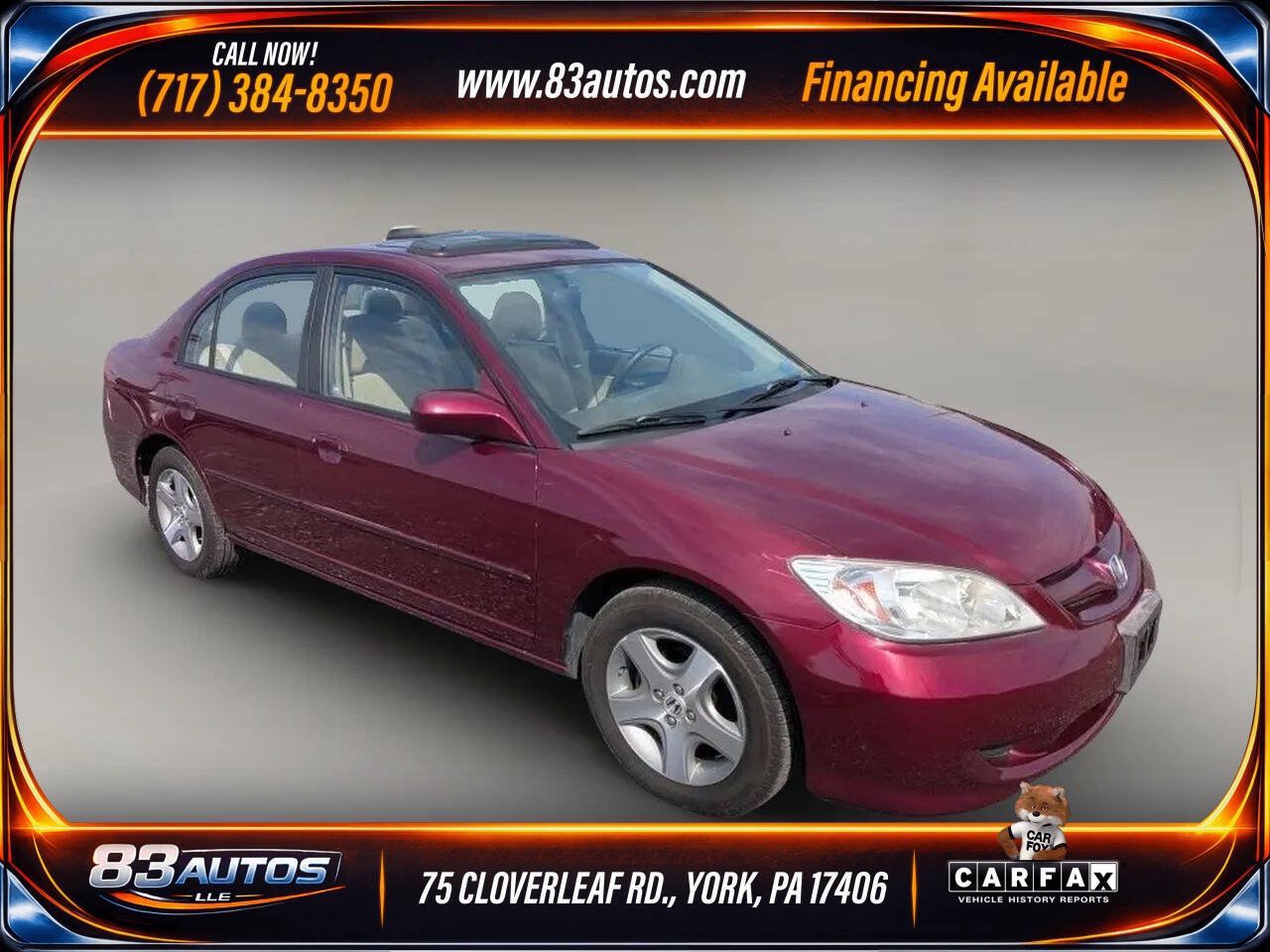 Used 2004 Honda Civic EX image 1