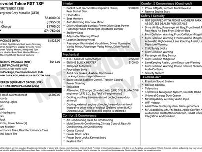 Used 2022 Chevrolet Tahoe RST w/ Luxury Package