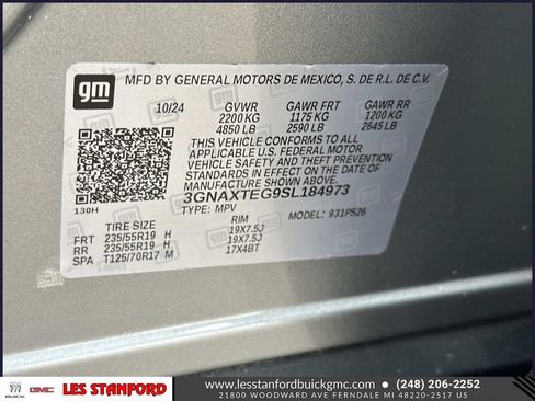 Used 2025 Chevrolet Equinox RS w/ Safety and Technology Package AWD/4WD image 19