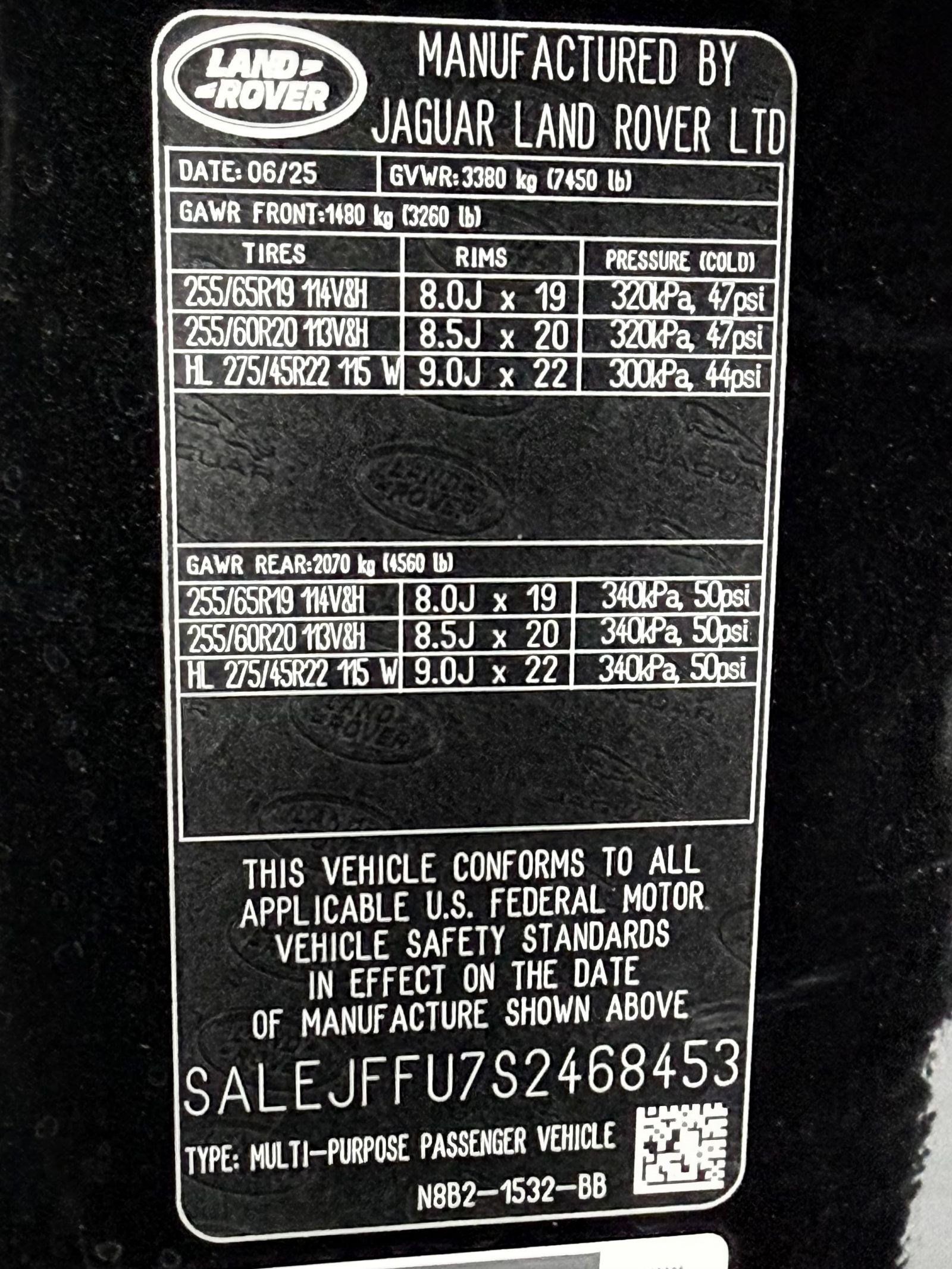Used 2025 Land Rover Defender 130 S AWD/4WD image 24