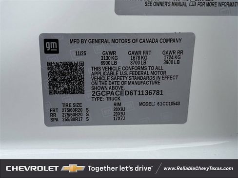 New 2026 Chevrolet Silverado 1500 LT w/ Texas Edition Plus image 32