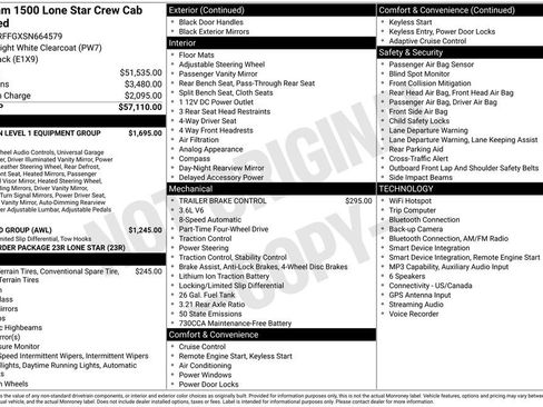 Used 2025 RAM 1500 Lone Star AWD/4WD image 49