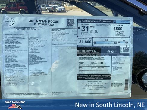 New 2026 Nissan Rogue Platinum w/ Platinum Premium Package image 13