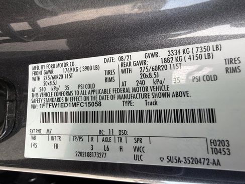 Used 2021 Ford F150 XLT w/ Equipment Group 302A High image 27