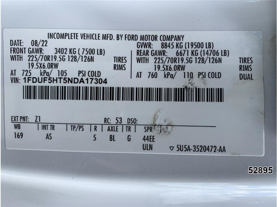 Used 2022 Ford F550 4x4 Regular Cab Super Duty image 20