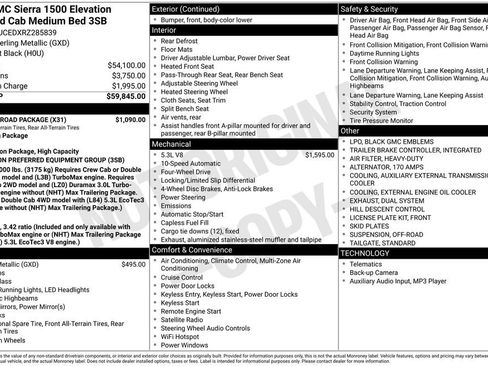 Used 2024 GMC Sierra 1500 Elevation w/ X31 Off-Road Package AWD/4WD image 38