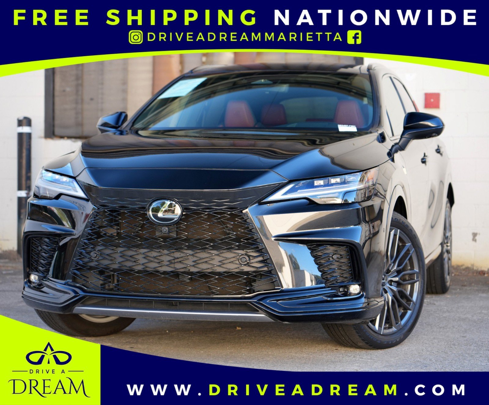 Used 2023 Lexus RX 500h F Sport w/ Accessory Package (Z1) AWD/4WD image 1