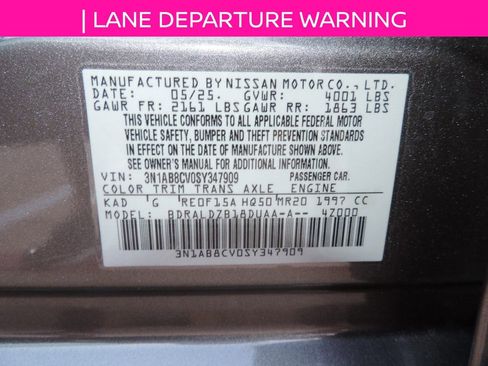 Used 2025 Nissan Sentra SV w/ All-Weather Package image 14