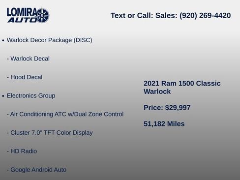 Used 2021 RAM 1500 Warlock AWD/4WD image 11