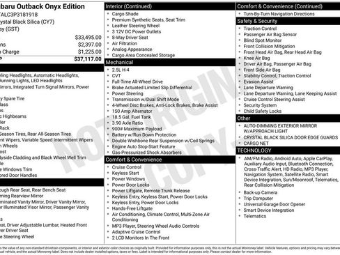 Used 2023 Subaru Outback Onyx Edition image 41