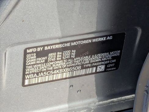 Used 2019 BMW 530i w/ Convenience Package image 25