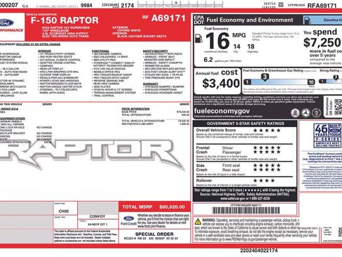 Used 2024 Ford F150 Raptor AWD/4WD image 36