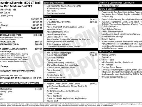 Used 2024 Chevrolet Silverado 1500 LT Trail Boss w/ Convenience Package II AWD/4WD image 40