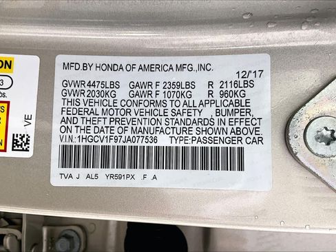 Used 2018 Honda Accord Touring image 35